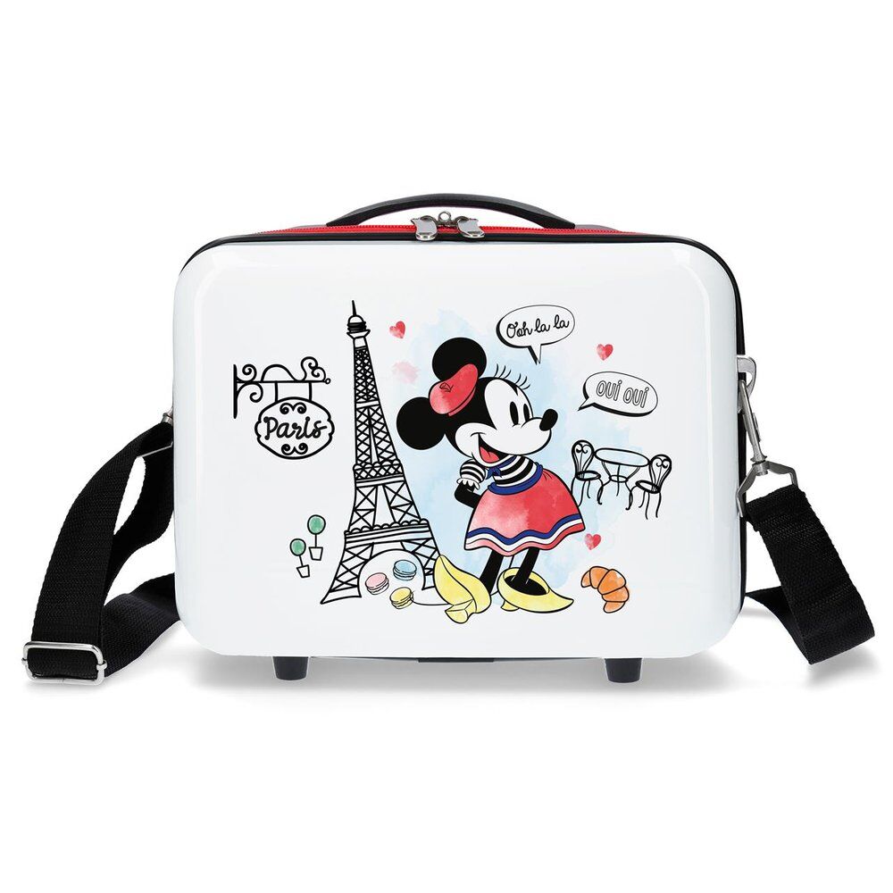 Disney Minnie Around the World Paris Anpassningsbar ABS Sminkväska