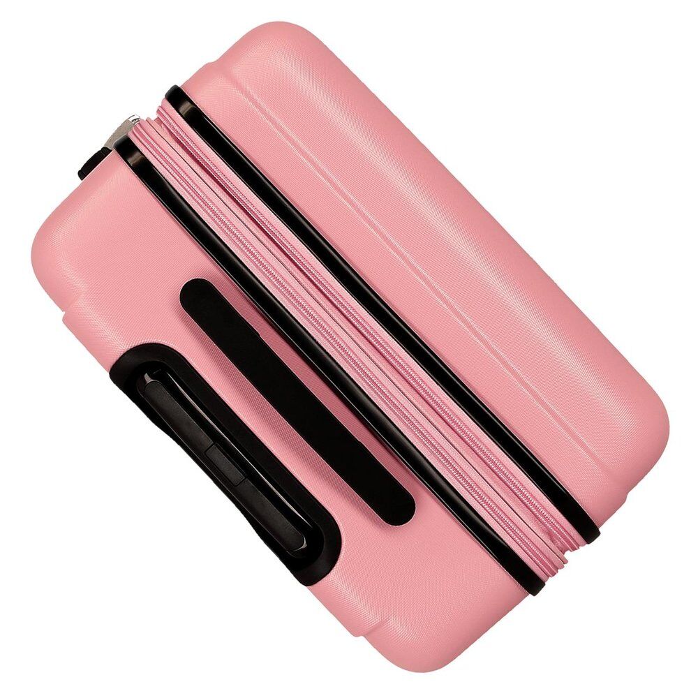 Disney Minnie Head Day ABS pack 2 Ryggsäck med Hjul suitcases