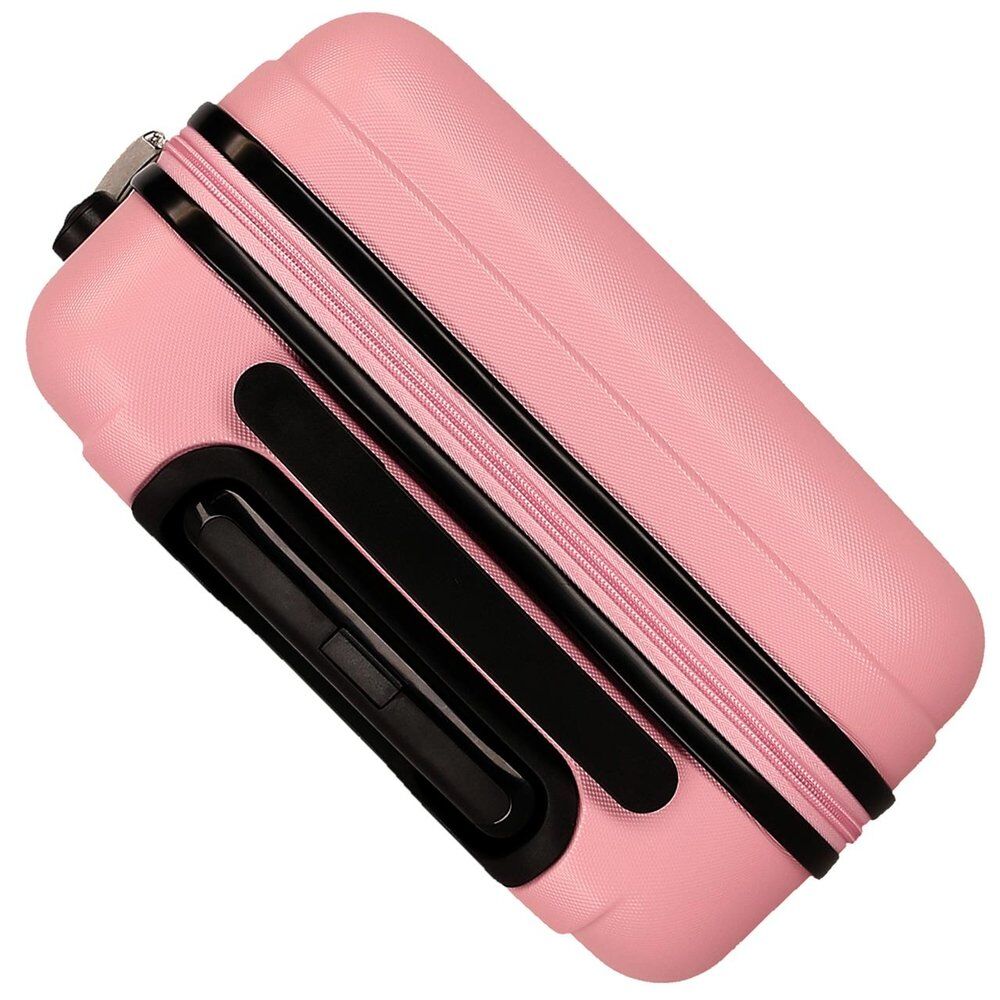 Disney Minnie Head Day ABS pack 2 Ryggsäck med Hjul suitcases