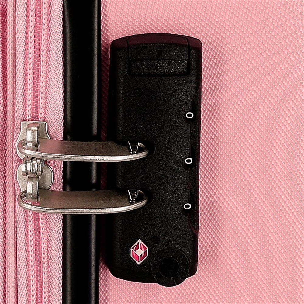 Disney Minnie Head Day ABS pack 2 Ryggsäck med Hjul suitcases