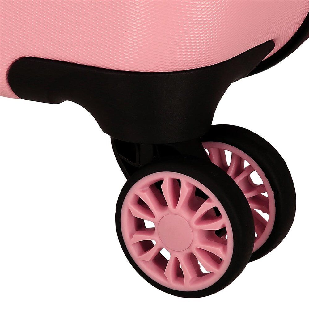 Disney Minnie Head ABS Ryggsäck med Hjul suitcase 65cm