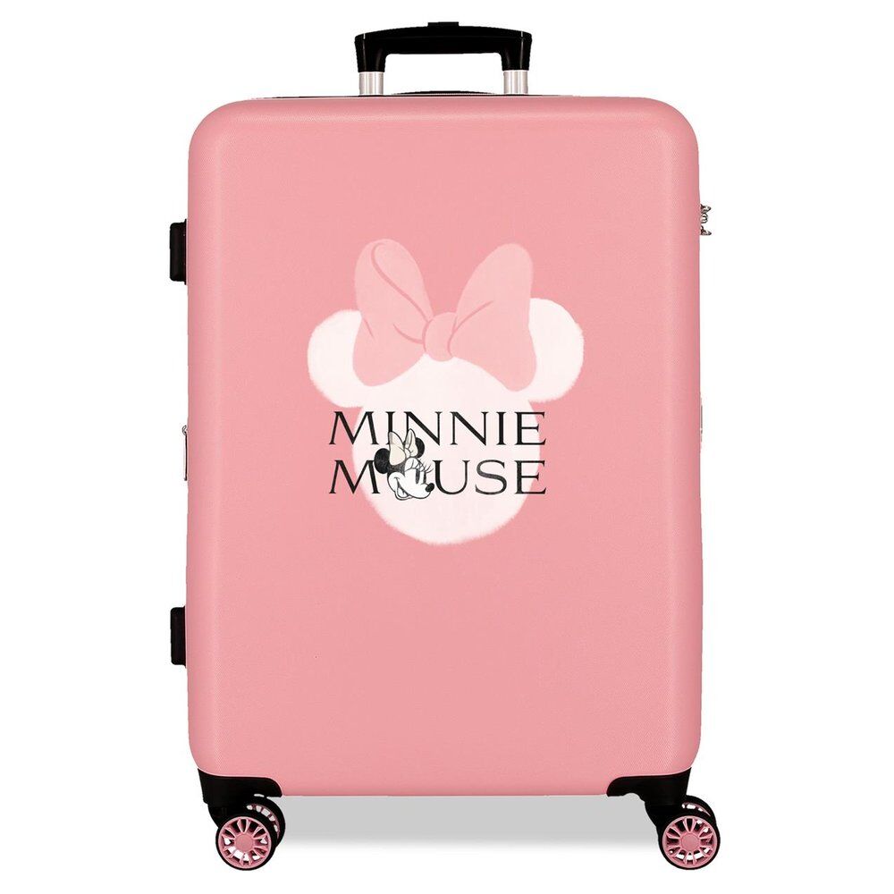 Disney Minnie Head ABS Ryggsäck med Hjul suitcase 65cm