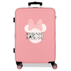 Disney Minnie Head ABS Ryggsäck med Hjul suitcase 65cm