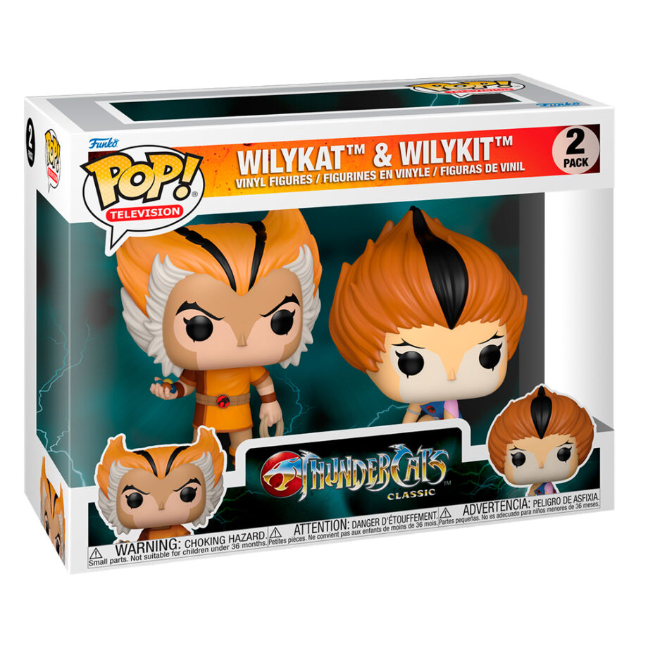 POP 2-pack figurer Thundercats Wilykat & Wilykit