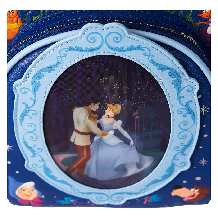 Loungefly Disney Cinderella 75-årsjubileum Lentikulär Ryggsäck 26cm