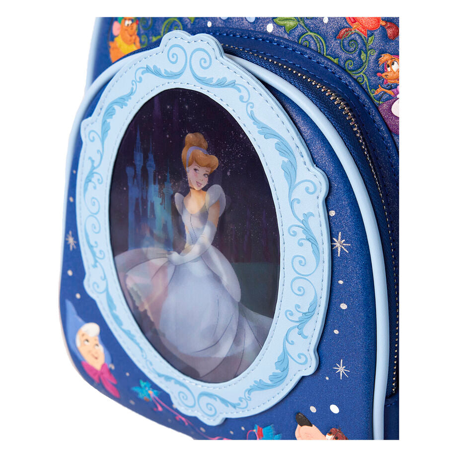 Loungefly Disney Cinderella 75-årsjubileum Lentikulär Ryggsäck 26cm