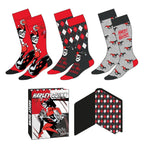 DC Comics Harley Quinn pack 3 vuxensockor