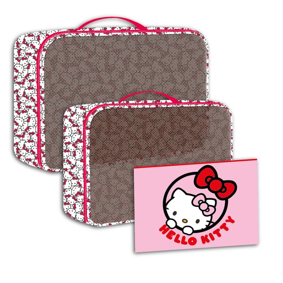 Hello Kitty Resväska och Spegelset