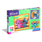 Disney Stitch Pussel 3x48 Bitar