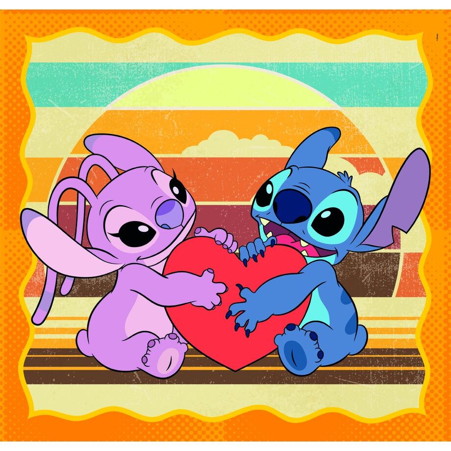 Disney Stitch Pussel 3x48 Bitar