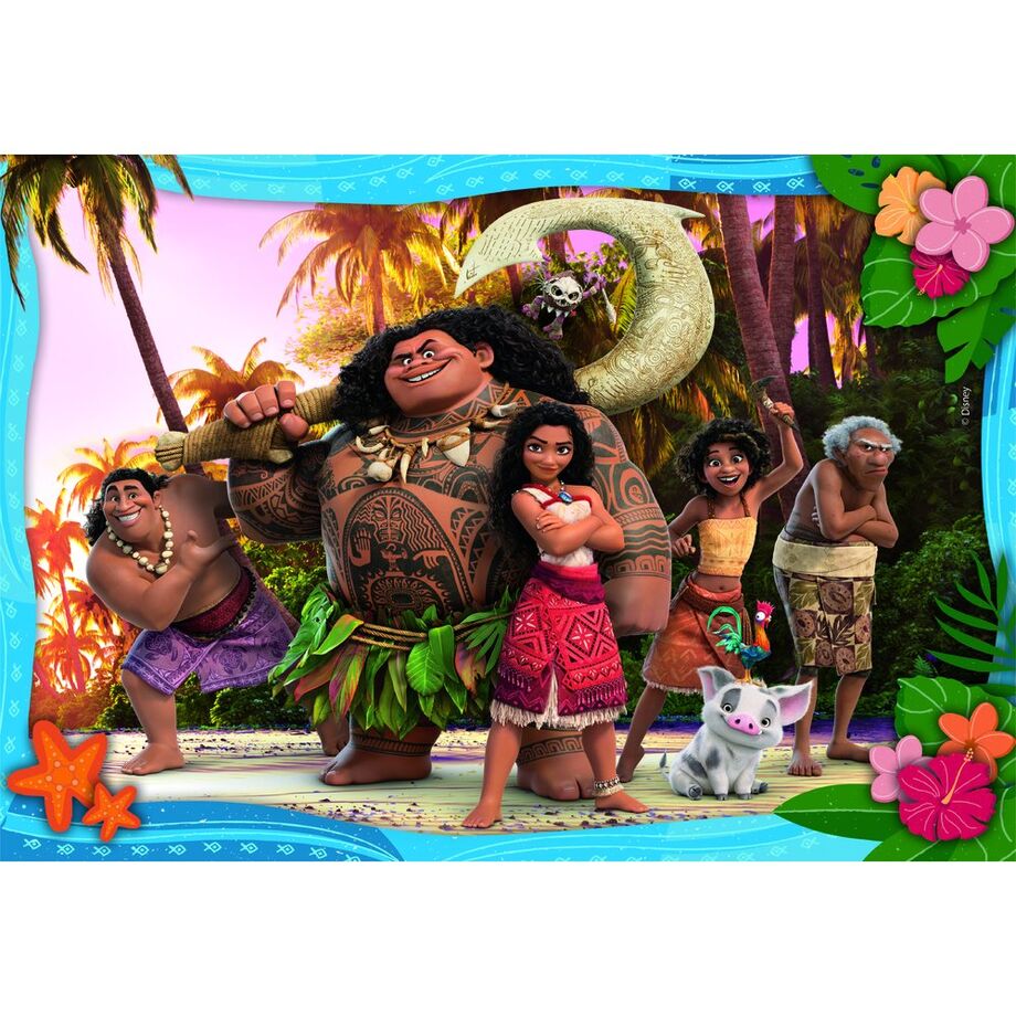 Disney Vaiana Moana 2 Pussel 104 Delar
