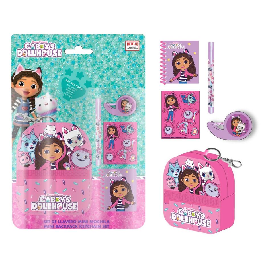 Gabbys Dockhus Stationery Mini Ryggsäck Set