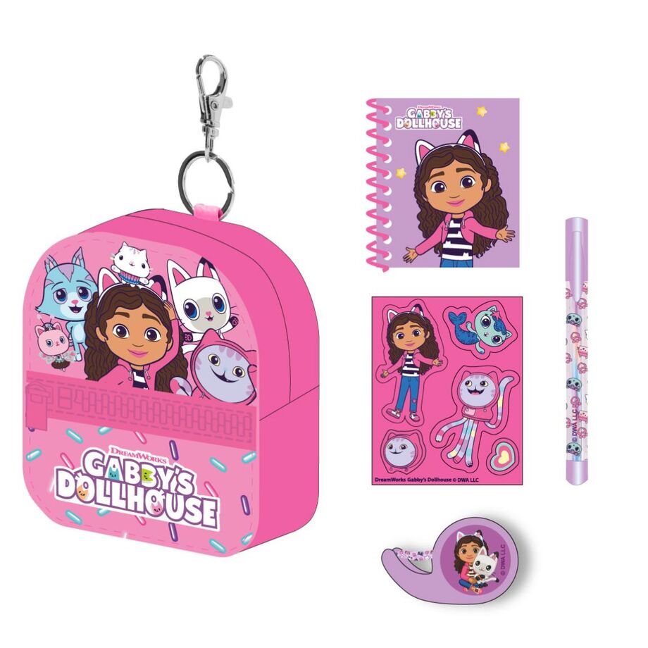 Gabbys Dockhus Stationery Mini Ryggsäck Set