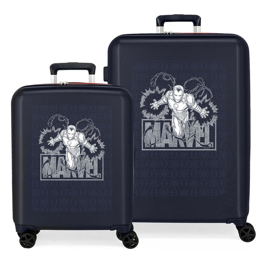 Marvel Iron Man ABS pack 2 Ryggsäck med Hjul suitcase