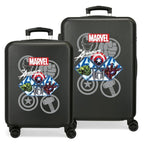 Marvel Avengers Heroes ABS pack 2 Ryggsäck med Hjul suitcases