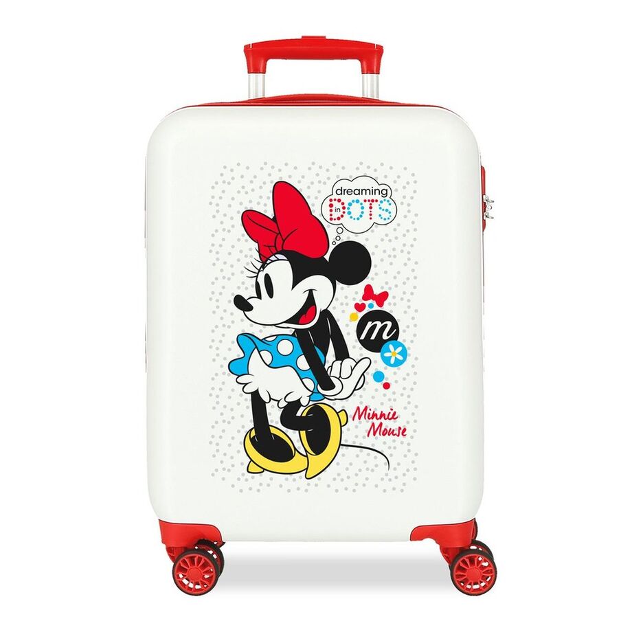 Disney Minnie Enjoy The Days Dots ABS Ryggsäck med Hjul suitcase 55cm