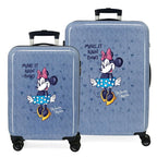 Disney Minnie It Rain Bows ABS Pack 2 Ryggsäck med Hjul