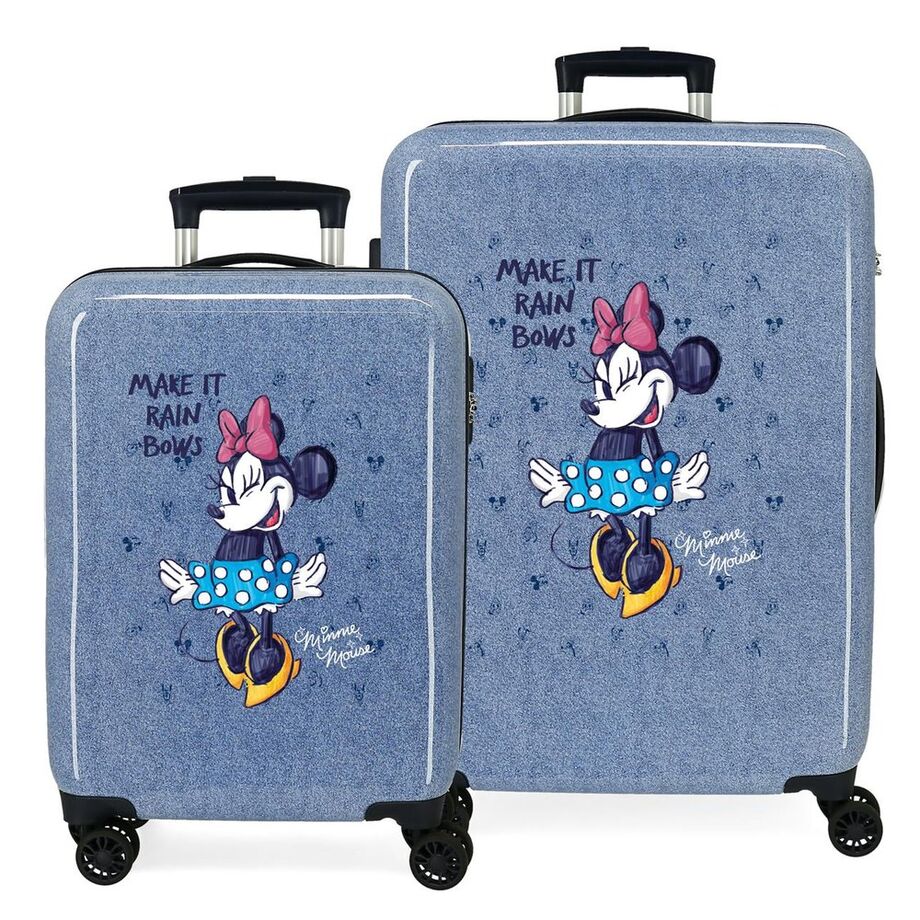 Disney Minnie It Rain Bows ABS Pack 2 Ryggsäck med Hjul