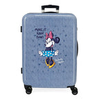 Disney Minnie It Rain Bows ABS Ryggsäck med Hjul suitcase 65cm