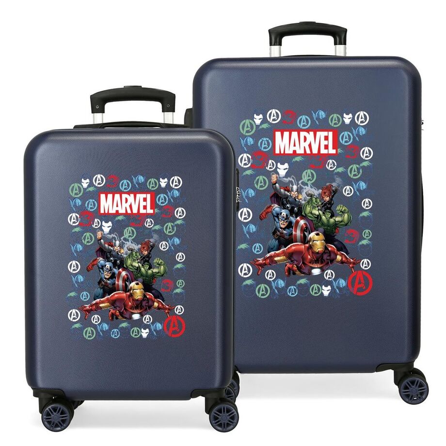 Marvel Avengers Team ABS pack 2 Ryggsäck med Hjul suitcases