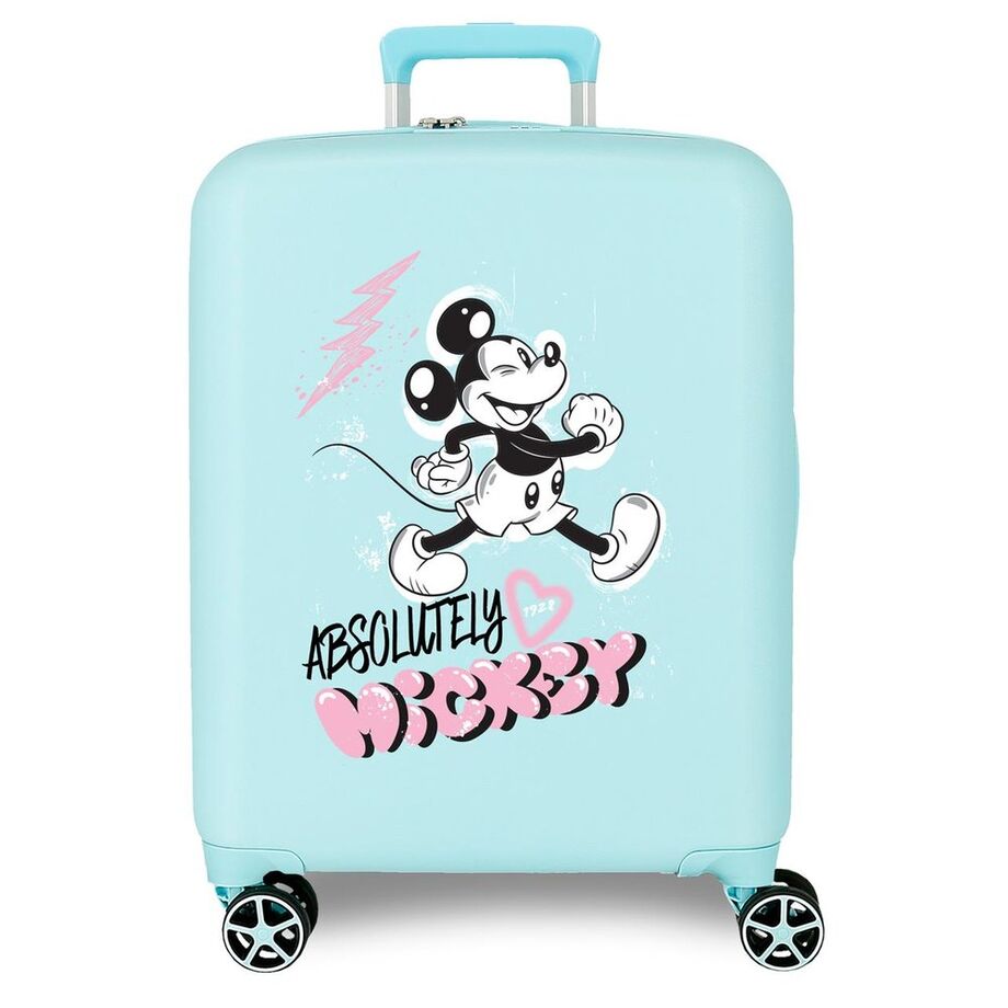 Disney Mickey Friendly ABS Ryggsäck med Hjul suitcase 55cm