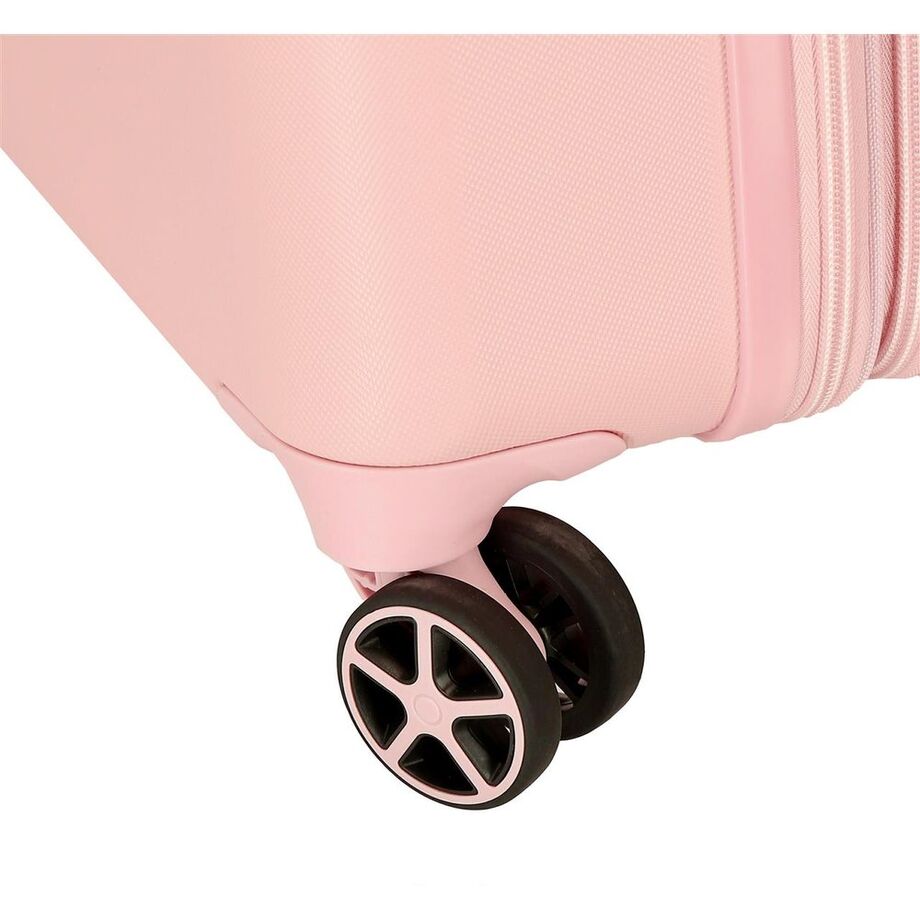 Disney Mickey & Minnie Kisses ABS Ryggsäck med Hjul suitcase 55cm