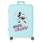Disney Mickey &#38; Minnie Kisses ABS Ryggsäck med Hjul suitcase 70cm