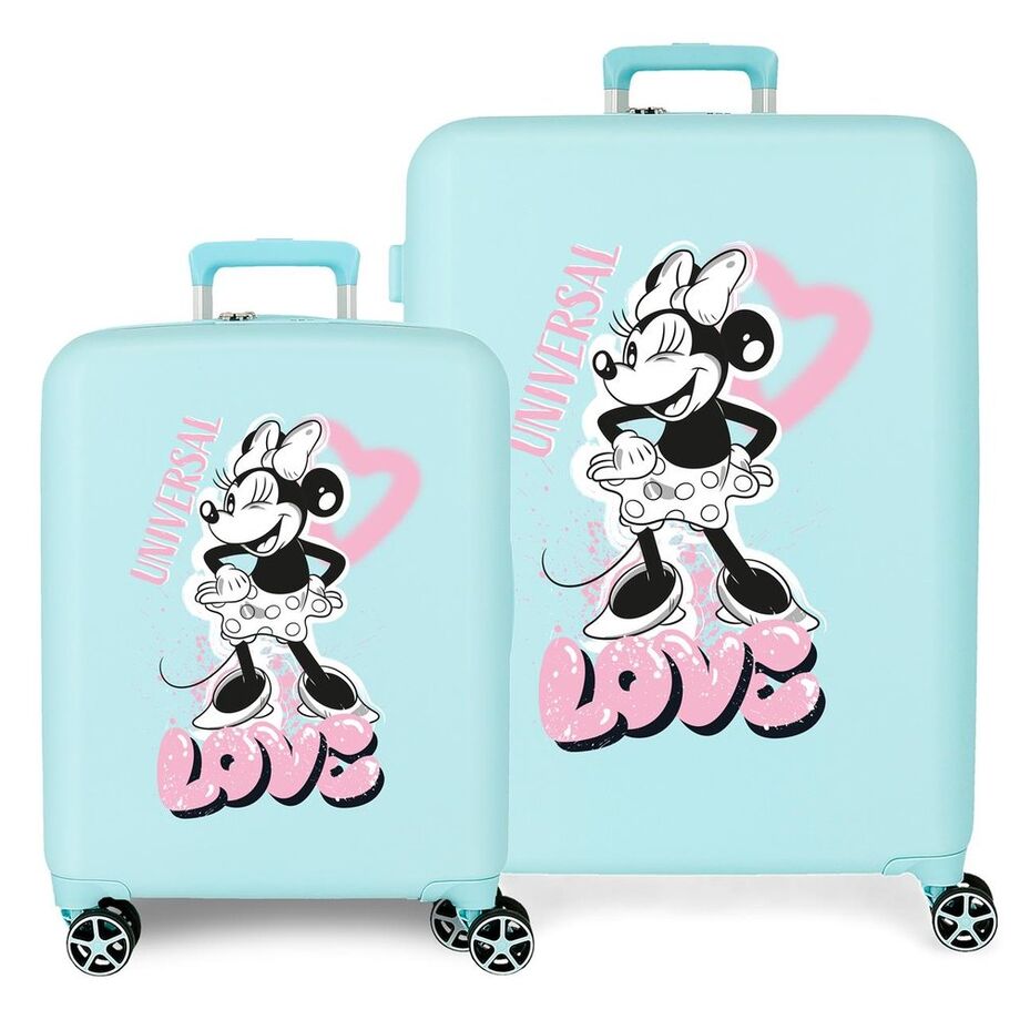 Disney Minnie Heart ABS Pack 2 Ryggsäck med Hjul