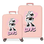 Disney Minnie Heart ABS pack 2 Ryggsäck med Hjul