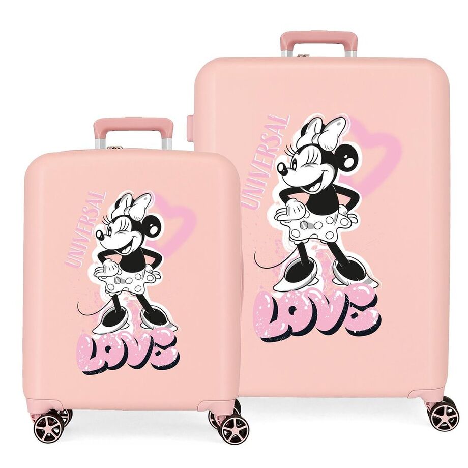 Disney Minnie Heart ABS pack 2 Ryggsäck med Hjul
