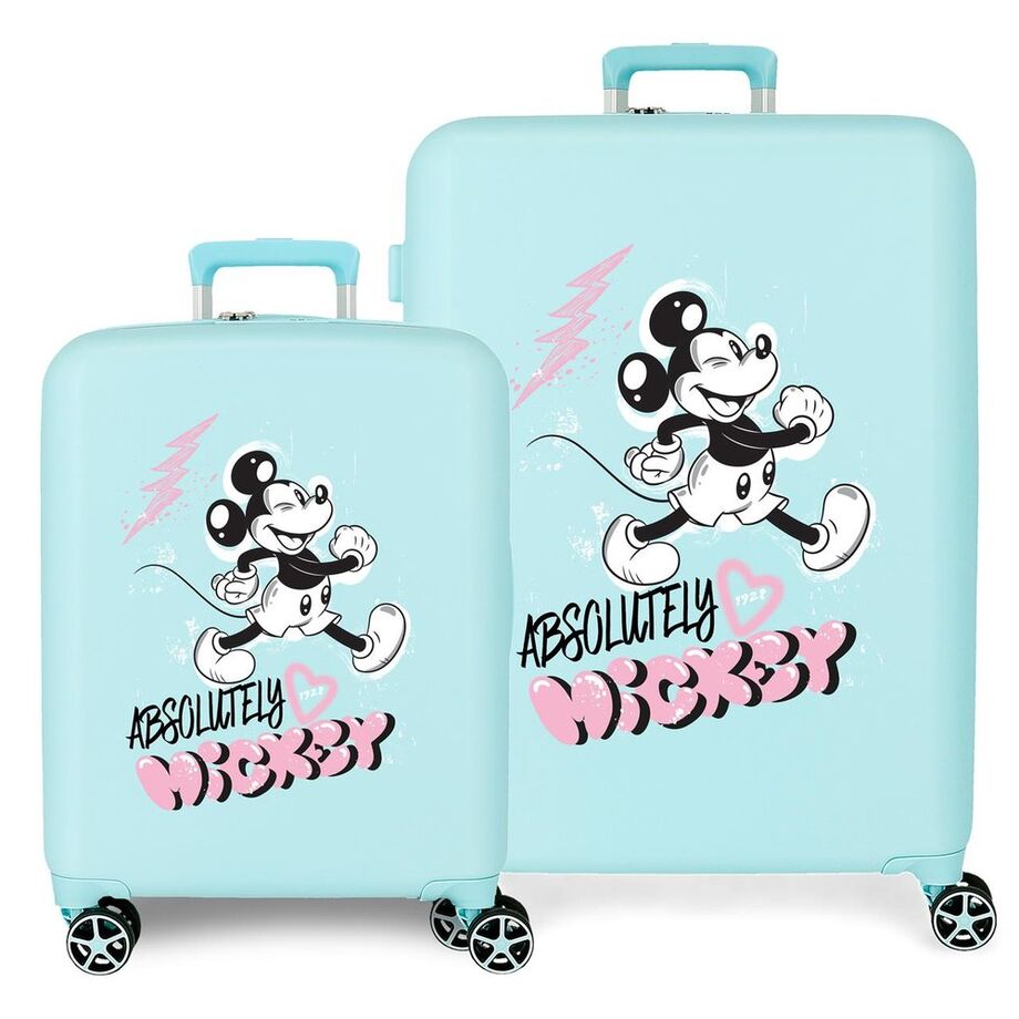 Disney Mickey Vänlig ABS Pack 2 Ryggsäck med Hjul