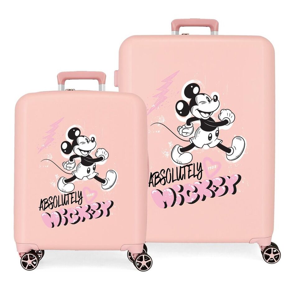 Disney Mickey Vänlig ABS Pack 2 Ryggsäck med Hjul