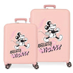 Disney Mickey Vänlig ABS Pack 2 Ryggsäck med Hjul