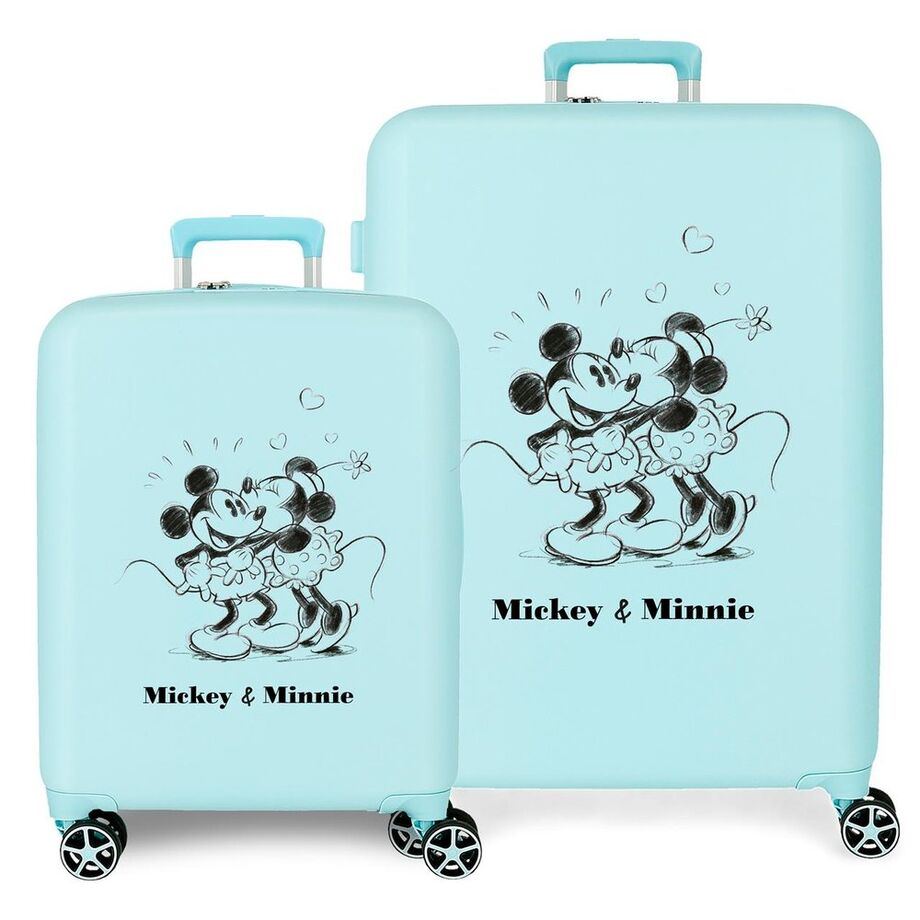 Disney Mickey & Minnie Kisses ABS pack 2 Ryggsäck med Hjul