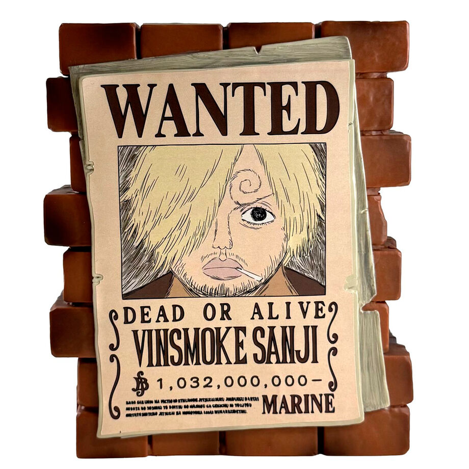 One Piece Wanter Sanji Sparbössa Figur 16cm