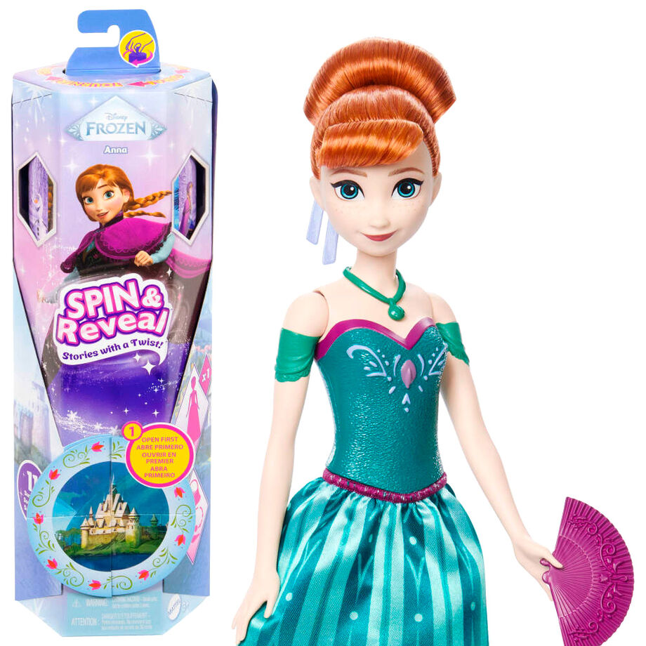 Disney Frozen Spin And Reveal Anna Docka