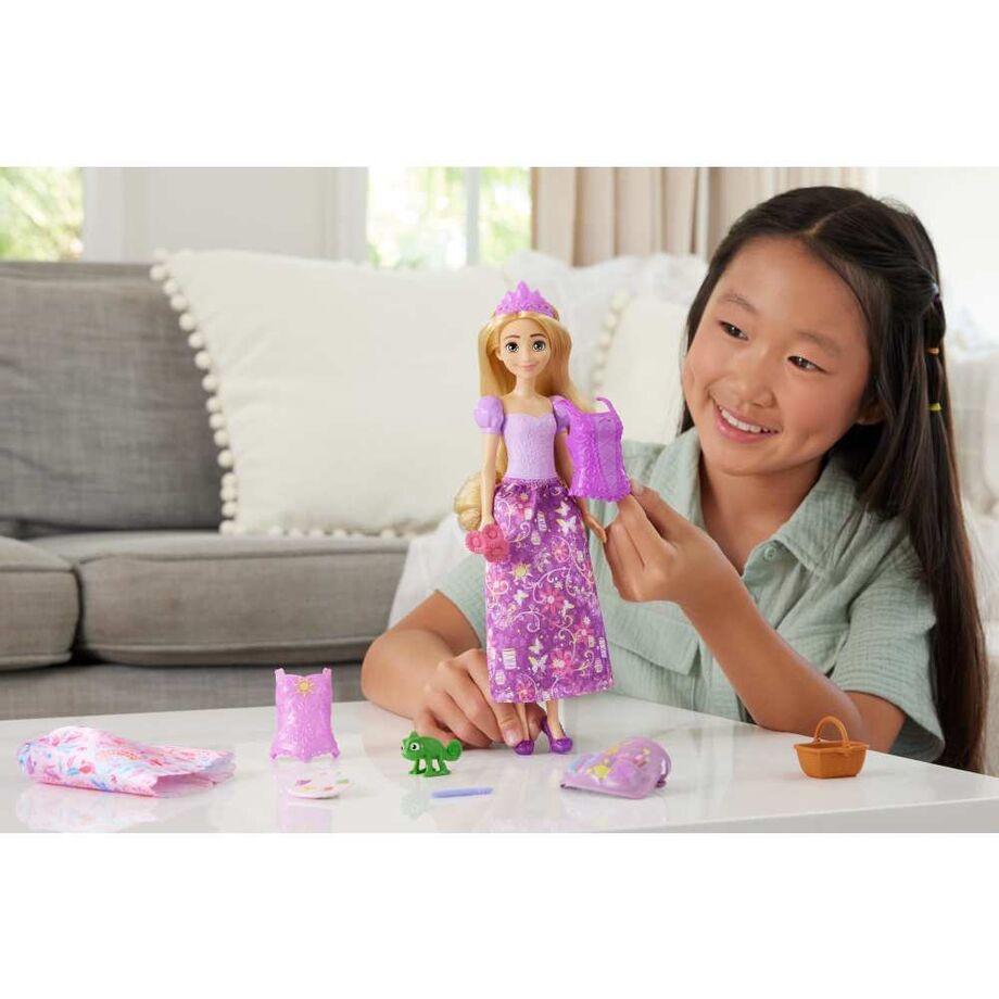 Disney Princess Rapunzel 2 i 1 berättelser docka