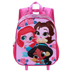 Disney Princess Flowers 3D Ryggsäck med Hjul 34cm