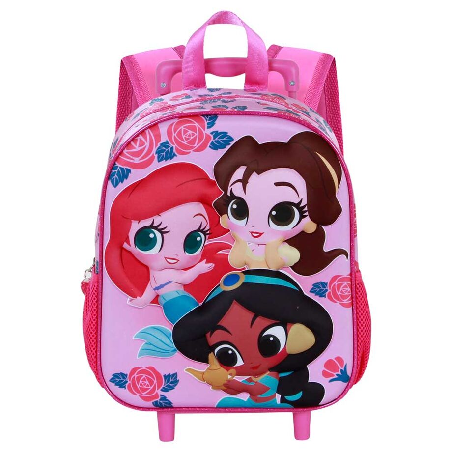 Disney Princess Flowers 3D Ryggsäck med Hjul 34cm