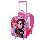Disney Princess Flowers 3D Ryggsäck med Hjul 34cm