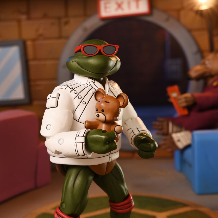 Ninja Turtles Teenage Mutant Punk Leonardo och Punk Raphael Set - 2 Figurer 18cm