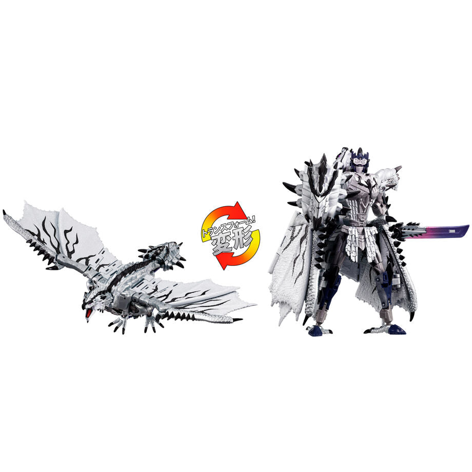 Transformers Monster Hunter Silver Rathalos Prime Figur 13cm