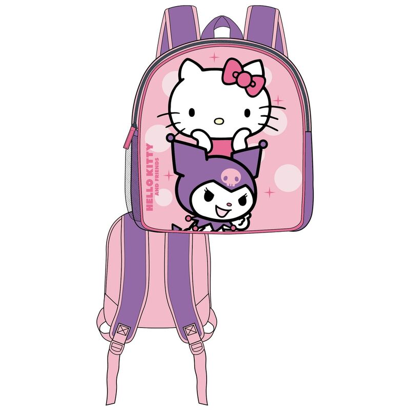Hello Kitty & Kuromi 3D Ryggsäck 30cm