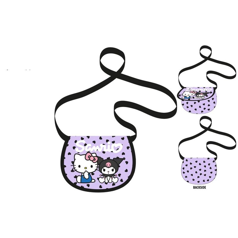Hello Kitty & Kuromi Axelremsväska