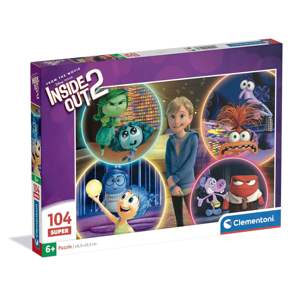 Disney Pixar Inside Out 2 Super Puzzle 104 delar