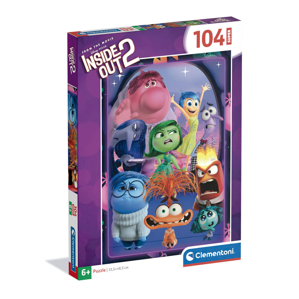 Disney Pixar Inside Out 2 Super Puzzle 104 bitar