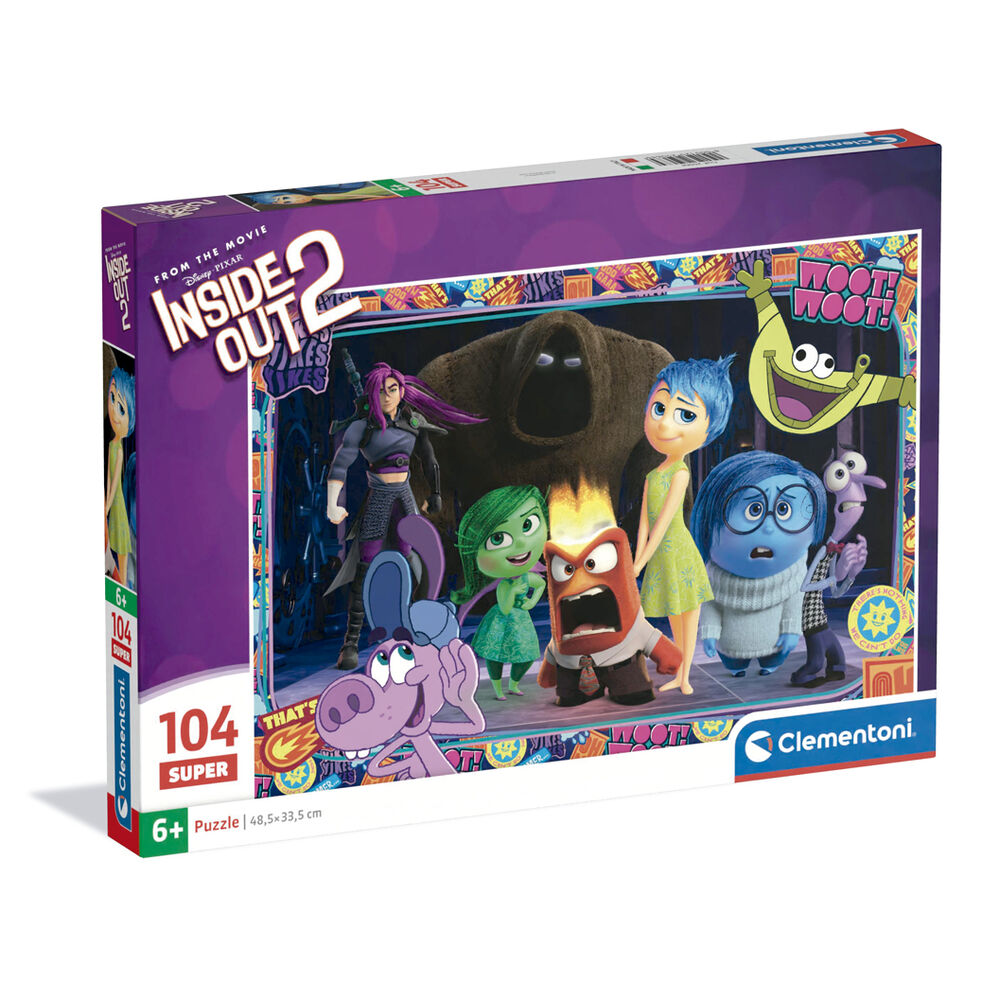 Disney Pixar Inside Out 2 Super Puzzle 104 Bitar