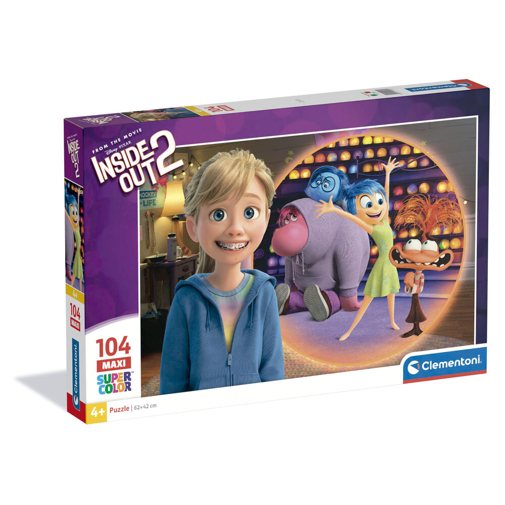 Disney Pixar Inside Out 2 Maxi Pussel 104 Bitar