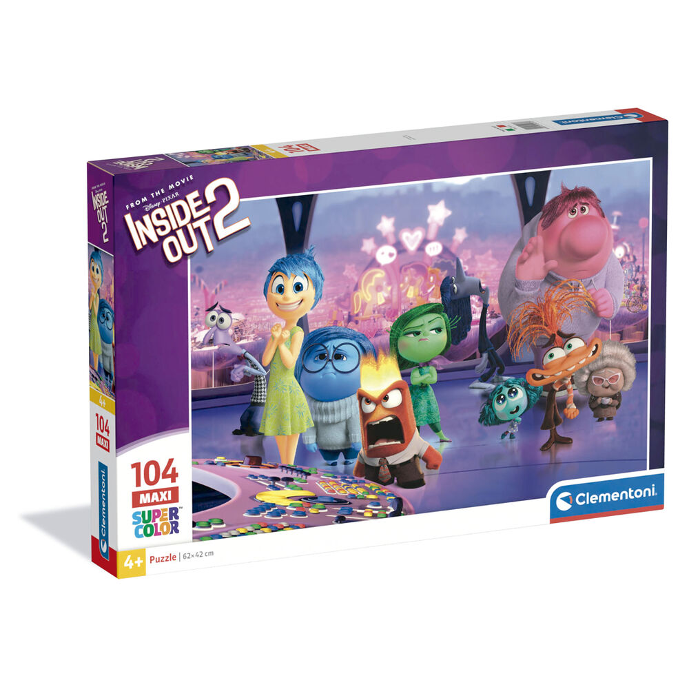 Disney Pixar Inside Out 2 Maxi Pussel 104 Bitar