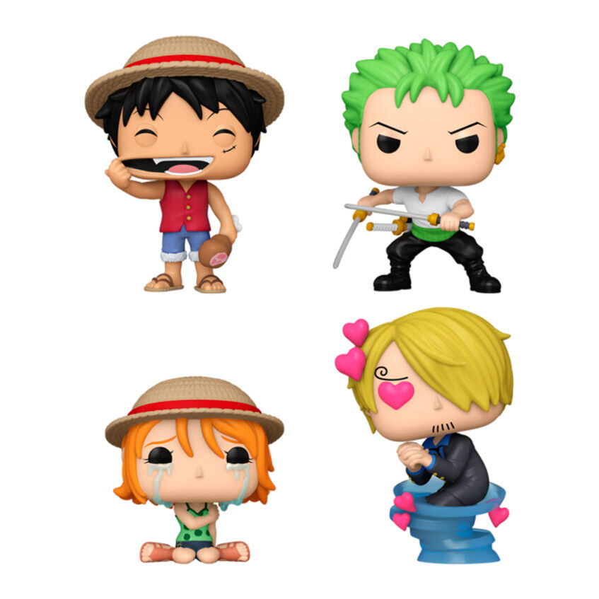 POP pack 4 figurer One Piece Exclusive